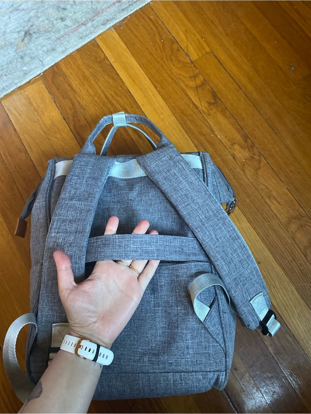 Gray Backpack - Picture 7 of 8
